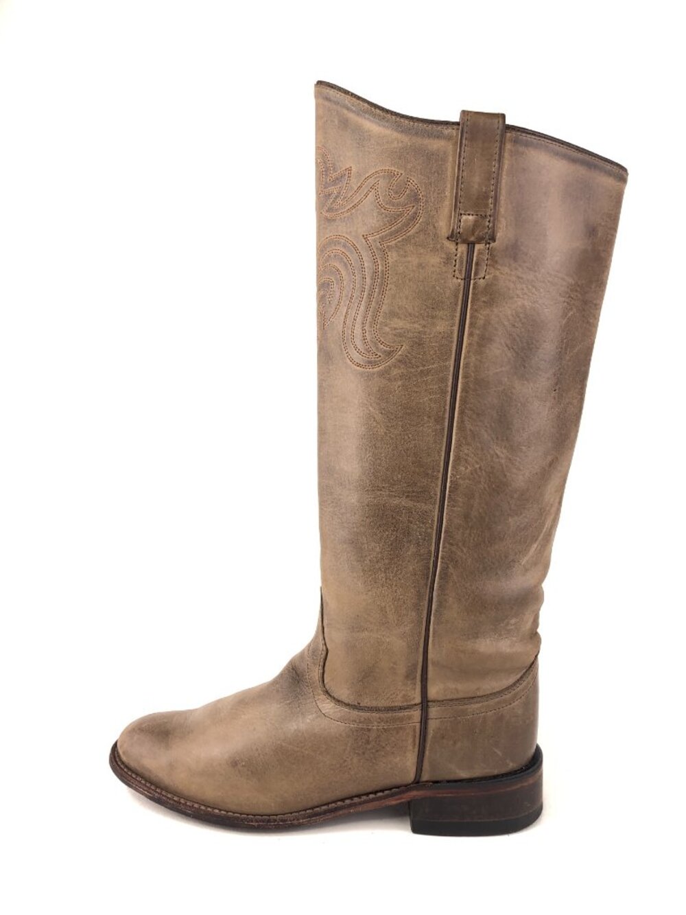 Old West LB1624 Brown Leather Western Boots